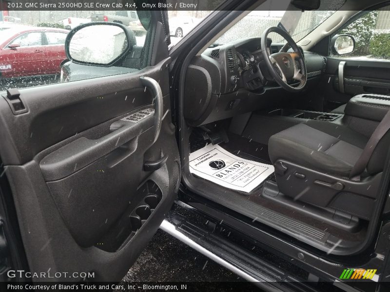 Onyx Black / Ebony 2012 GMC Sierra 2500HD SLE Crew Cab 4x4