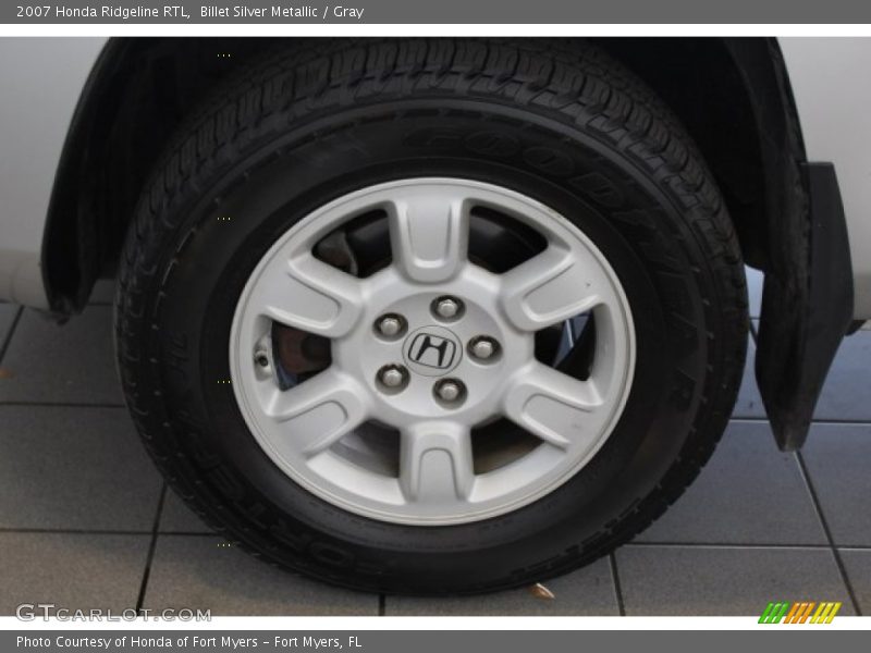 Billet Silver Metallic / Gray 2007 Honda Ridgeline RTL