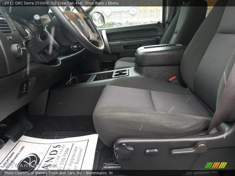 Onyx Black / Ebony 2012 GMC Sierra 2500HD SLE Crew Cab 4x4
