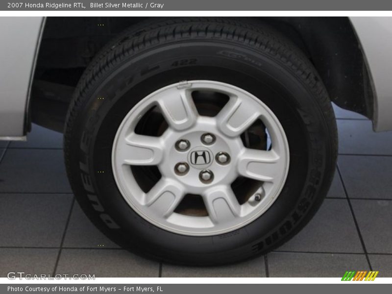 Billet Silver Metallic / Gray 2007 Honda Ridgeline RTL