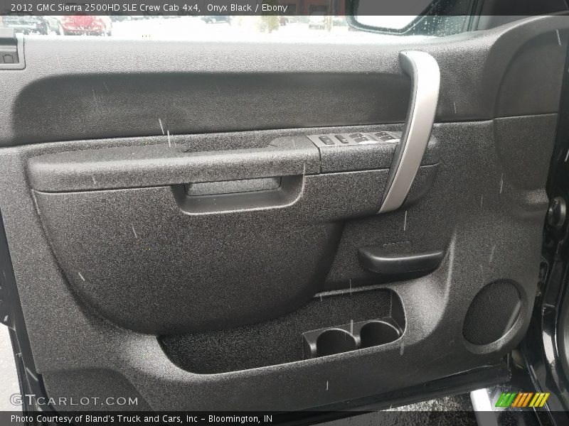 Onyx Black / Ebony 2012 GMC Sierra 2500HD SLE Crew Cab 4x4