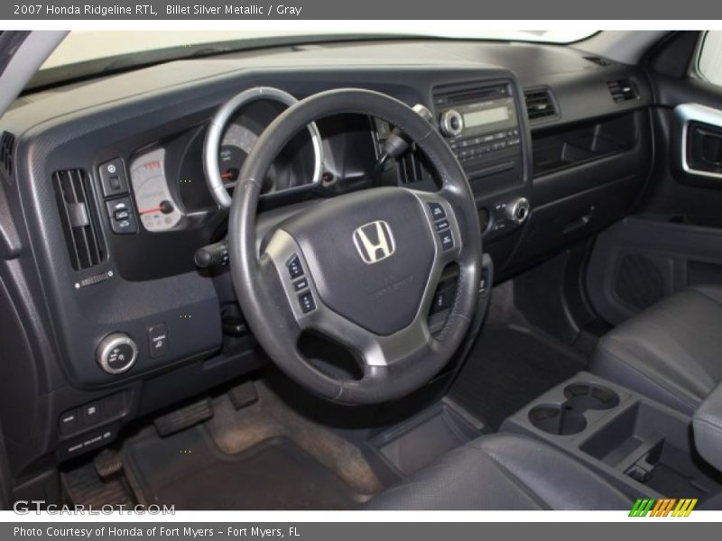 Billet Silver Metallic / Gray 2007 Honda Ridgeline RTL