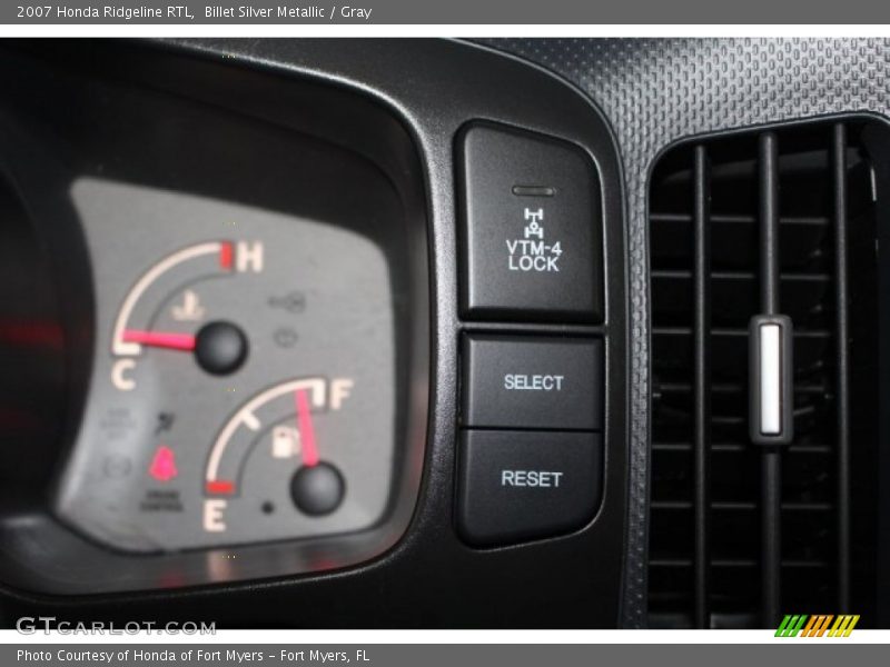 Billet Silver Metallic / Gray 2007 Honda Ridgeline RTL