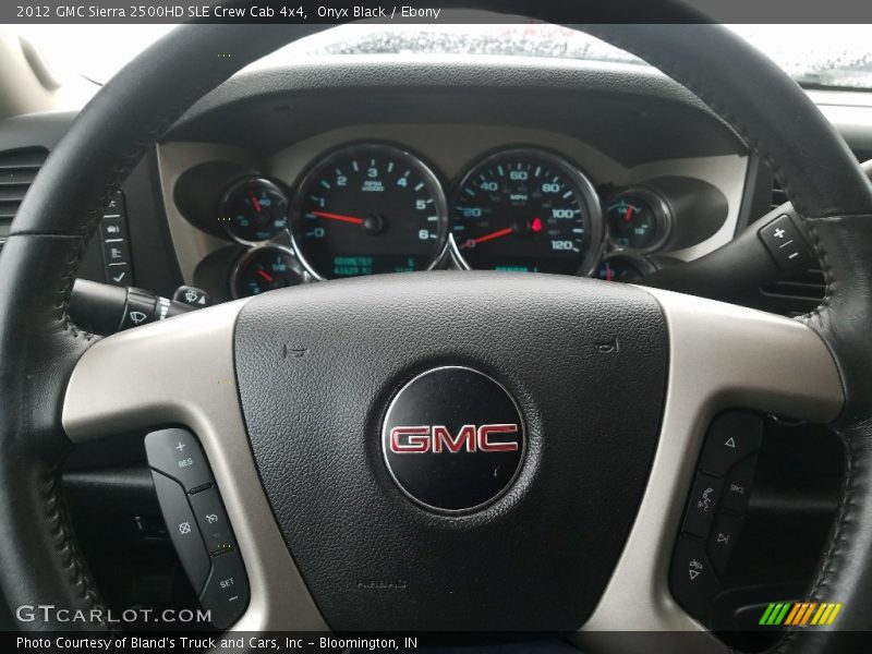 Onyx Black / Ebony 2012 GMC Sierra 2500HD SLE Crew Cab 4x4