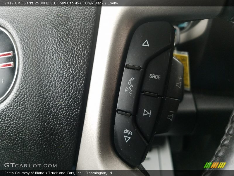 Onyx Black / Ebony 2012 GMC Sierra 2500HD SLE Crew Cab 4x4