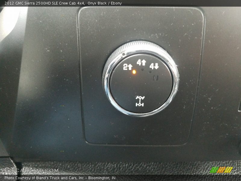 Onyx Black / Ebony 2012 GMC Sierra 2500HD SLE Crew Cab 4x4
