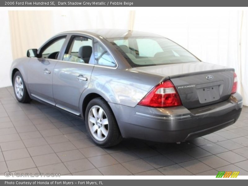 Dark Shadow Grey Metallic / Pebble Beige 2006 Ford Five Hundred SE