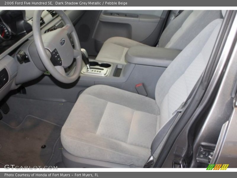 Dark Shadow Grey Metallic / Pebble Beige 2006 Ford Five Hundred SE