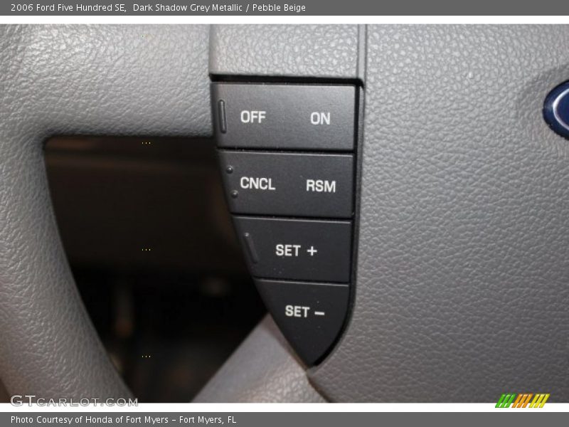 Dark Shadow Grey Metallic / Pebble Beige 2006 Ford Five Hundred SE