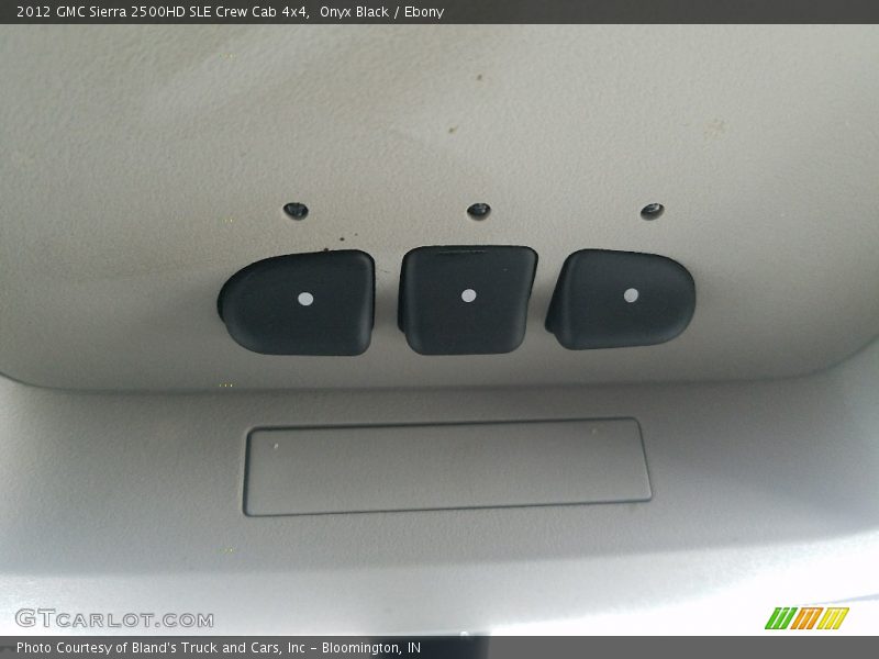 Onyx Black / Ebony 2012 GMC Sierra 2500HD SLE Crew Cab 4x4