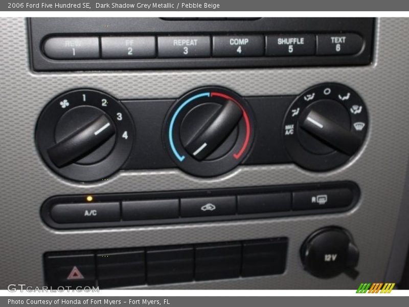Dark Shadow Grey Metallic / Pebble Beige 2006 Ford Five Hundred SE