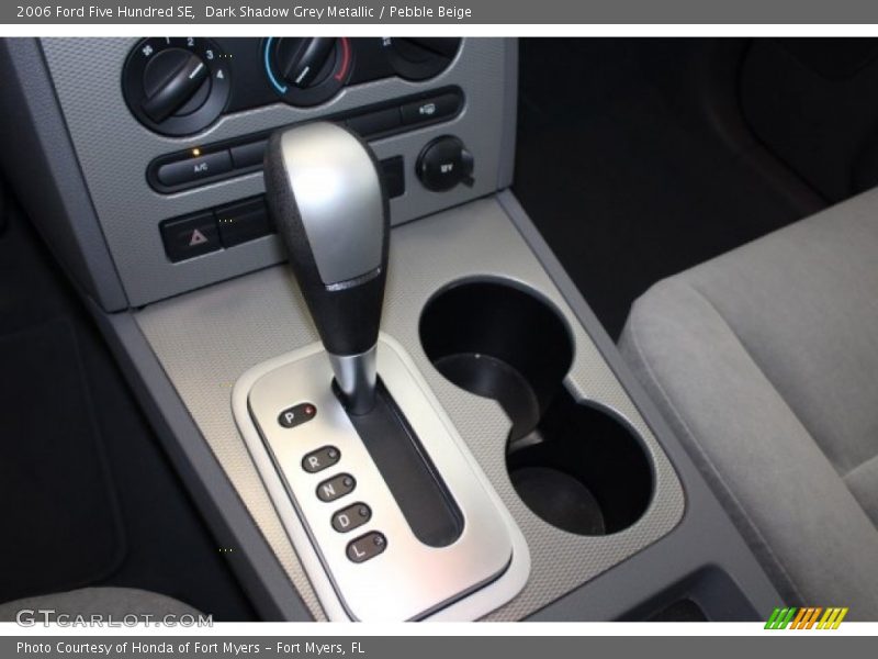 Dark Shadow Grey Metallic / Pebble Beige 2006 Ford Five Hundred SE