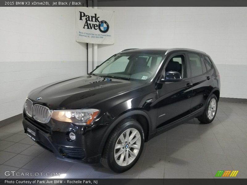 Jet Black / Black 2015 BMW X3 xDrive28i