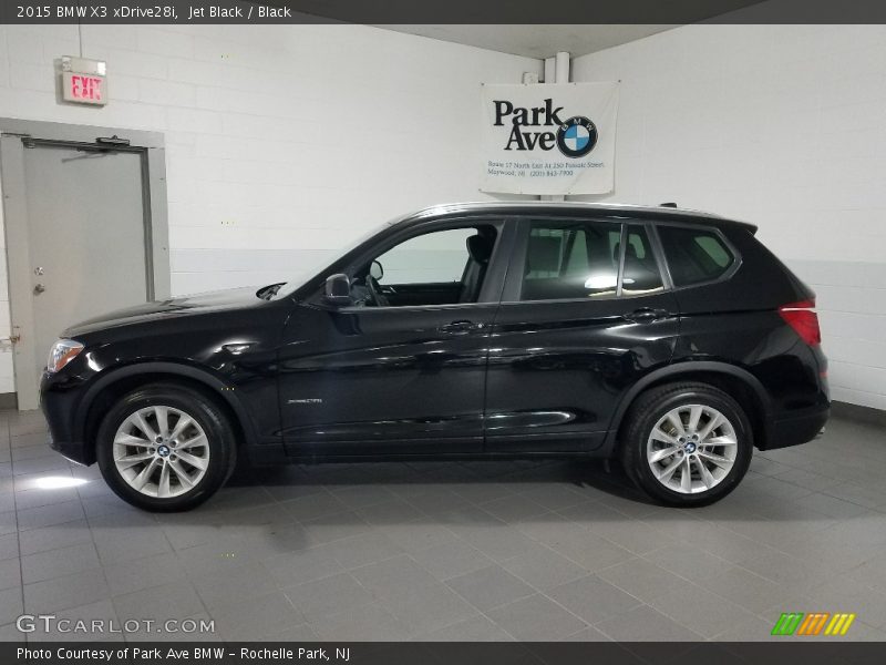 Jet Black / Black 2015 BMW X3 xDrive28i