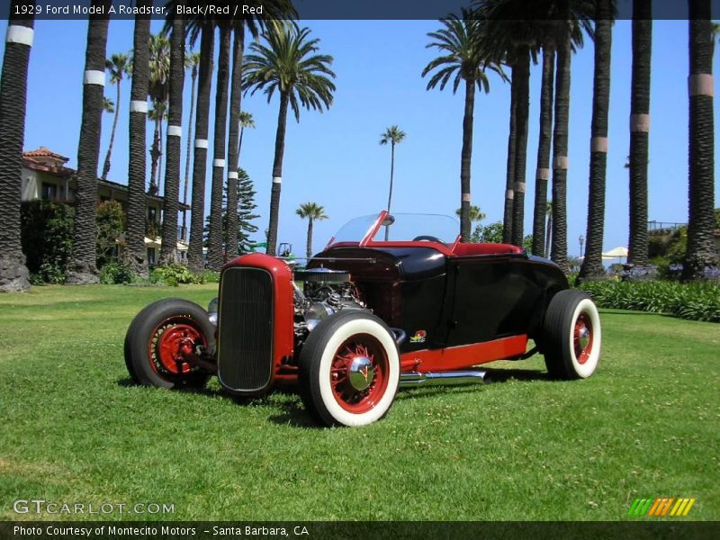 Black/Red / Red 1929 Ford Model A Roadster