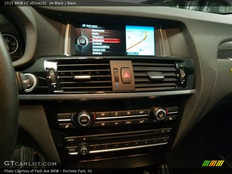 Jet Black / Black 2015 BMW X3 xDrive28i