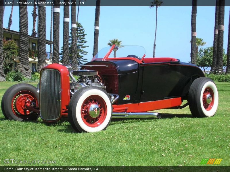 Black/Red / Red 1929 Ford Model A Roadster