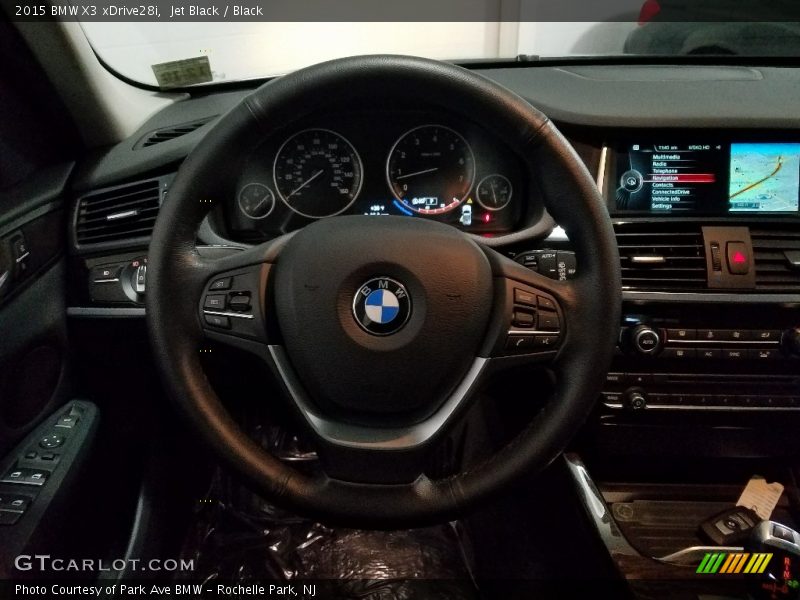 Jet Black / Black 2015 BMW X3 xDrive28i