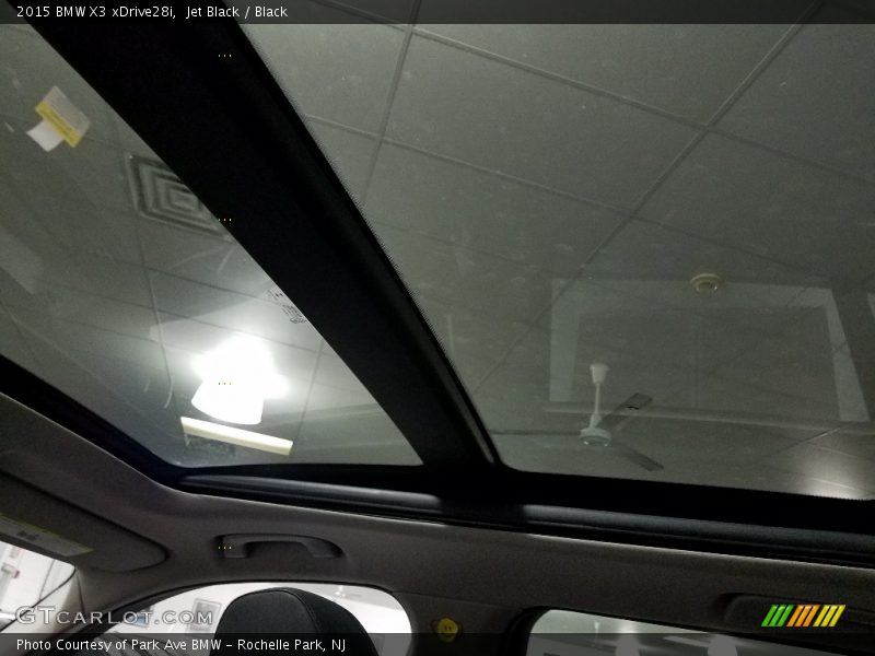 Jet Black / Black 2015 BMW X3 xDrive28i