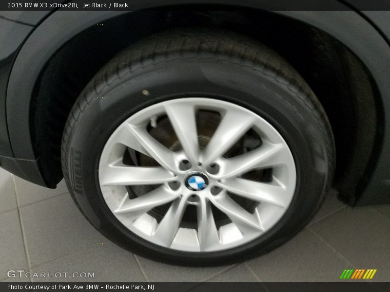 Jet Black / Black 2015 BMW X3 xDrive28i