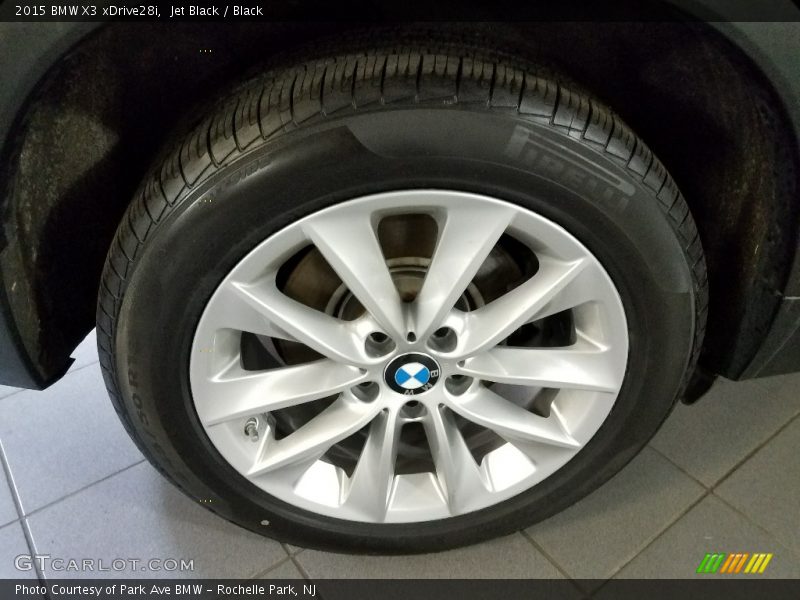 Jet Black / Black 2015 BMW X3 xDrive28i