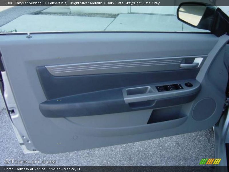 Bright Silver Metallic / Dark Slate Gray/Light Slate Gray 2008 Chrysler Sebring LX Convertible