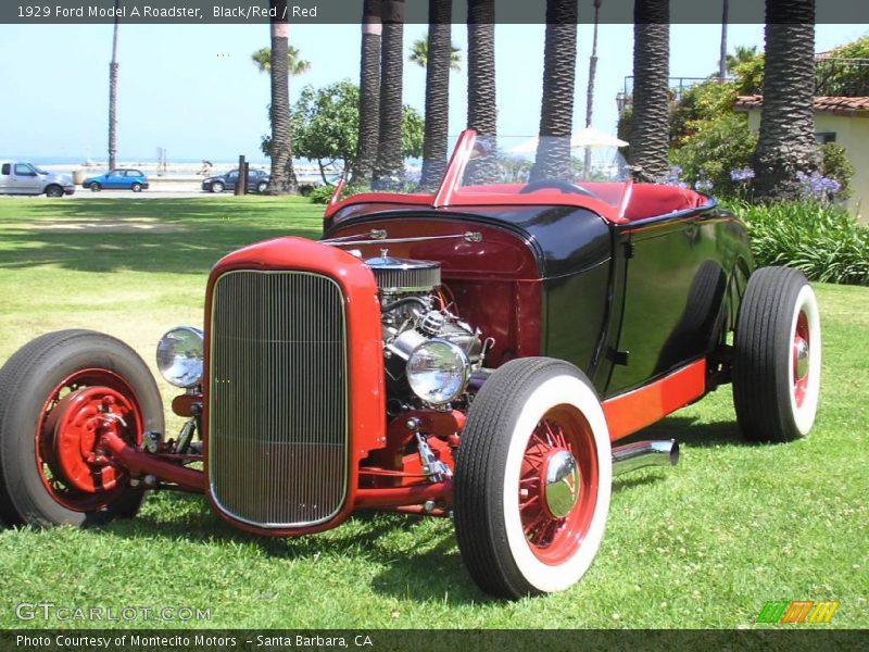 Black/Red / Red 1929 Ford Model A Roadster