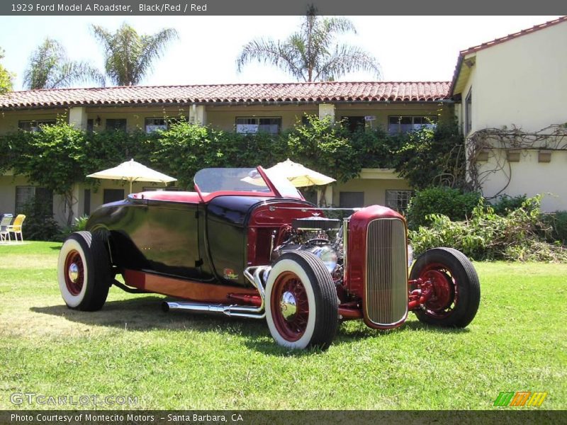 Black/Red / Red 1929 Ford Model A Roadster
