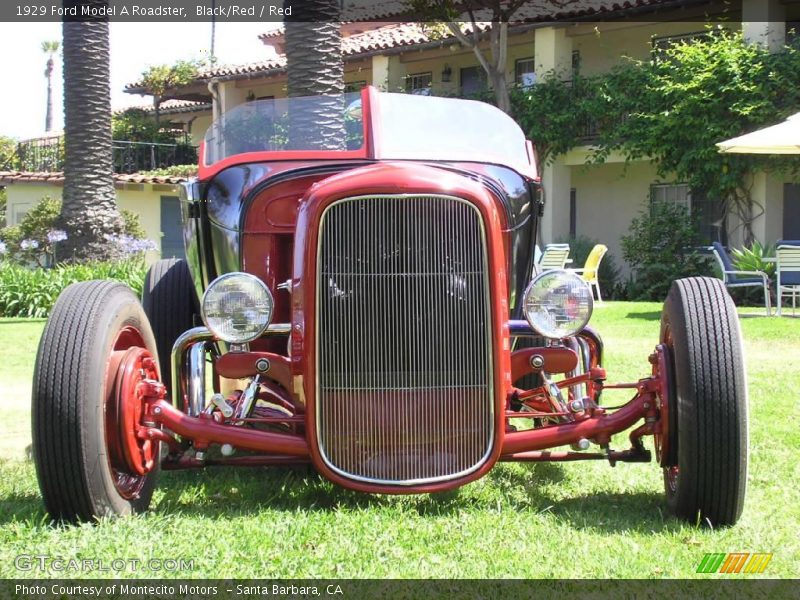 Black/Red / Red 1929 Ford Model A Roadster