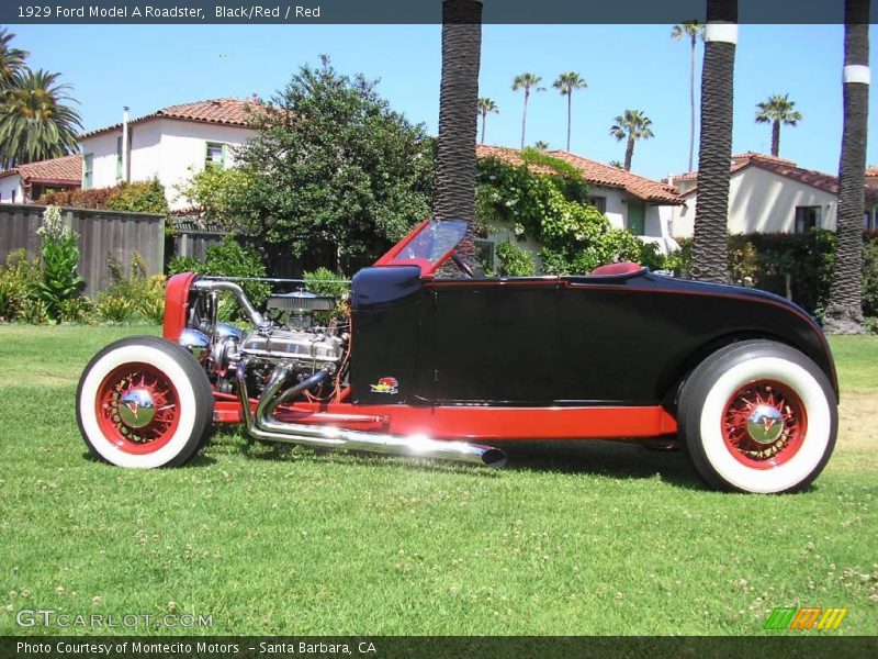Black/Red / Red 1929 Ford Model A Roadster