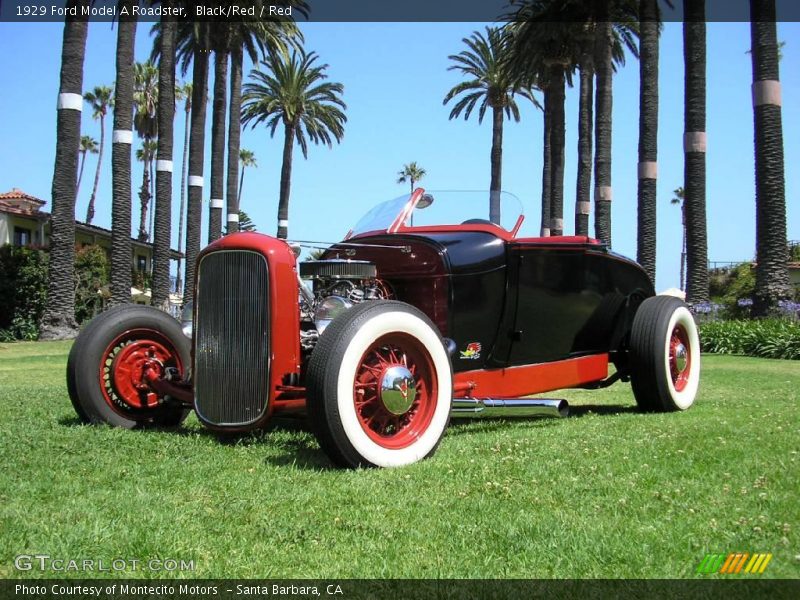 Black/Red / Red 1929 Ford Model A Roadster