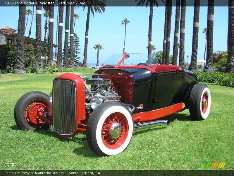 Black/Red / Red 1929 Ford Model A Roadster