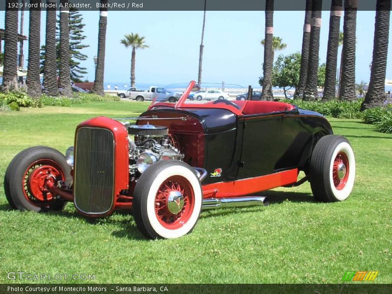 Black/Red / Red 1929 Ford Model A Roadster