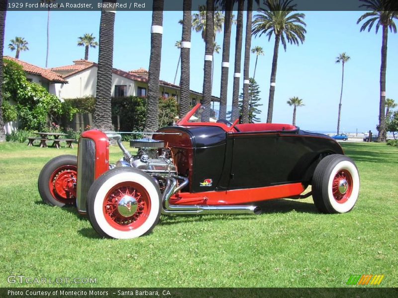Black/Red / Red 1929 Ford Model A Roadster