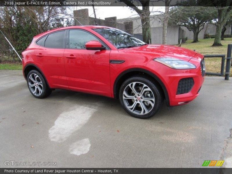  2018 E-PACE First Edition Caldera Red