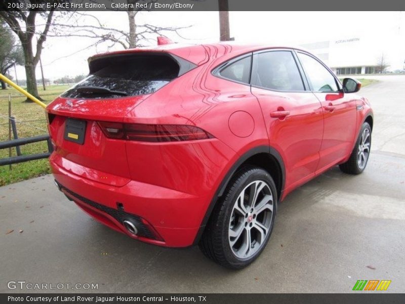 Caldera Red / Ebony/Ebony 2018 Jaguar E-PACE First Edition