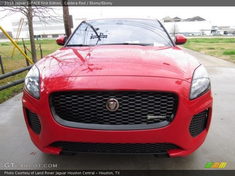Caldera Red / Ebony/Ebony 2018 Jaguar E-PACE First Edition