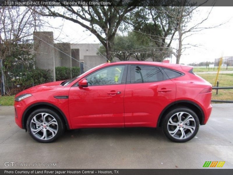 Caldera Red / Ebony/Ebony 2018 Jaguar E-PACE First Edition