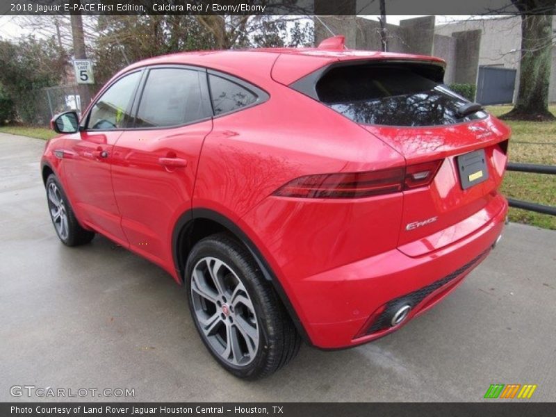 Caldera Red / Ebony/Ebony 2018 Jaguar E-PACE First Edition