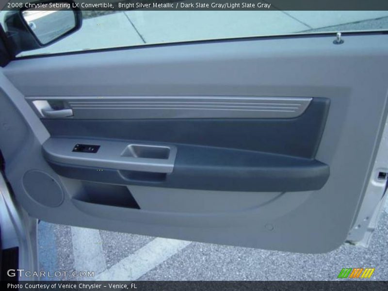 Bright Silver Metallic / Dark Slate Gray/Light Slate Gray 2008 Chrysler Sebring LX Convertible