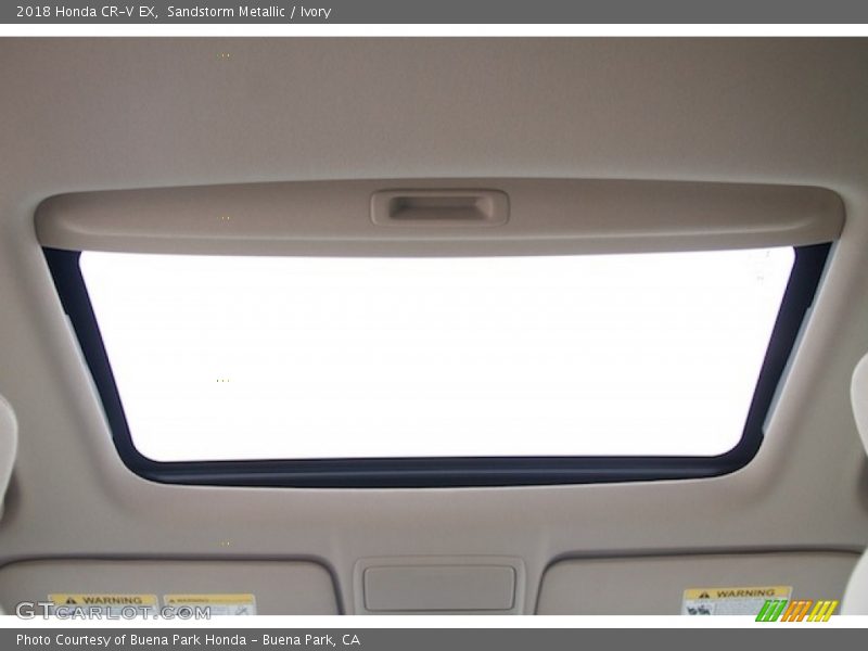 Sandstorm Metallic / Ivory 2018 Honda CR-V EX