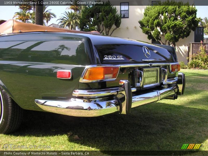 Green / Palomino 1969 Mercedes-Benz S Class 280SE Cabriolet