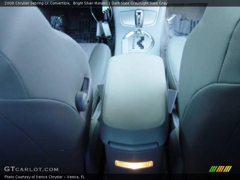 Bright Silver Metallic / Dark Slate Gray/Light Slate Gray 2008 Chrysler Sebring LX Convertible