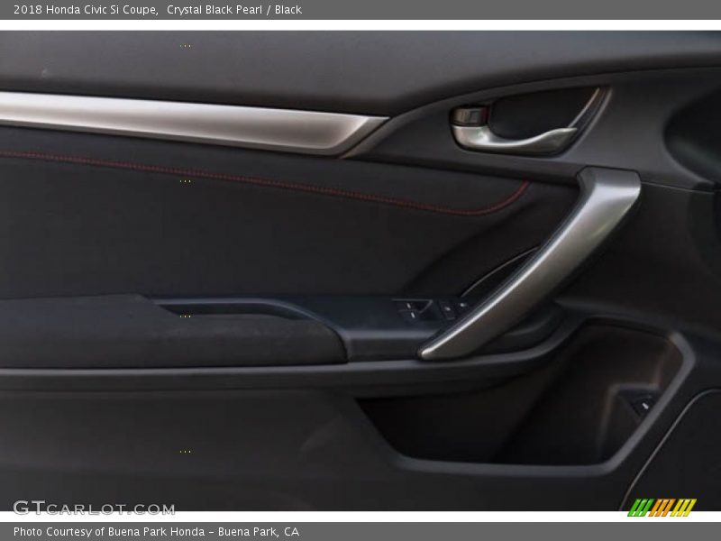Crystal Black Pearl / Black 2018 Honda Civic Si Coupe
