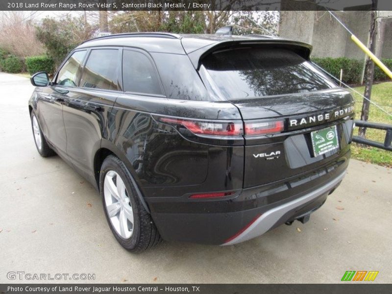 Santorini Black Metallic / Ebony 2018 Land Rover Range Rover Velar S