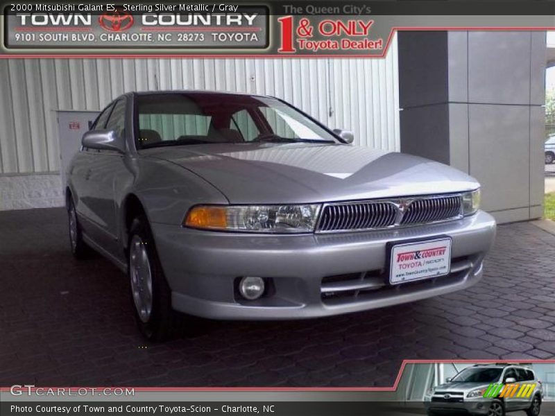 Sterling Silver Metallic / Gray 2000 Mitsubishi Galant ES