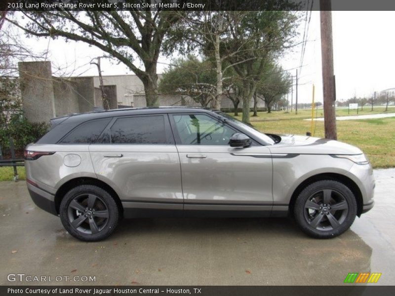 Silicon Silver Metallic / Ebony 2018 Land Rover Range Rover Velar S