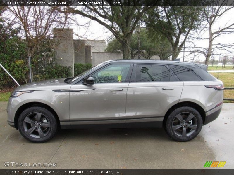 Silicon Silver Metallic / Ebony 2018 Land Rover Range Rover Velar S