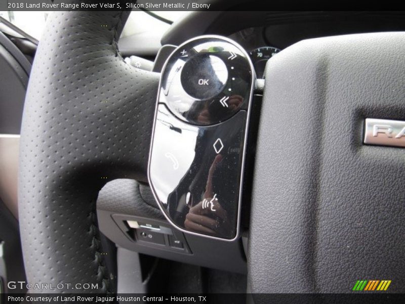 Silicon Silver Metallic / Ebony 2018 Land Rover Range Rover Velar S
