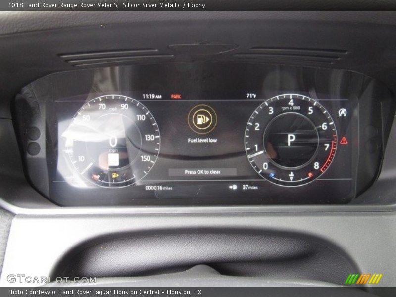 Silicon Silver Metallic / Ebony 2018 Land Rover Range Rover Velar S